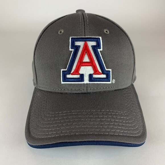 Arizona Wildcats NCAA Gray The Game Stretch Fitted Hat Mens One Size - Picture 2 of 5